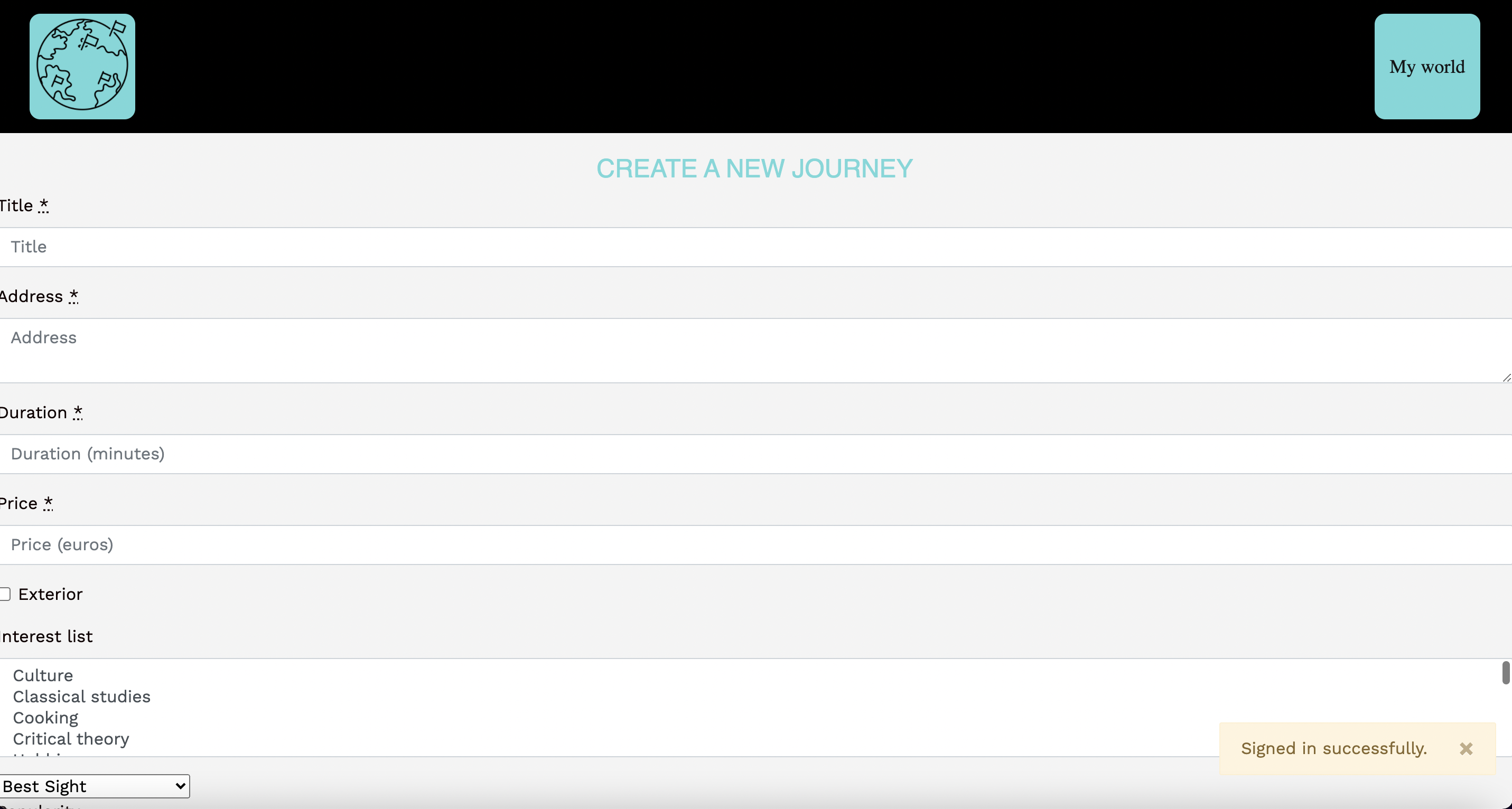 Journey Customization capture d'écran