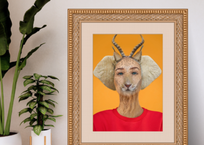 Photomontage animal