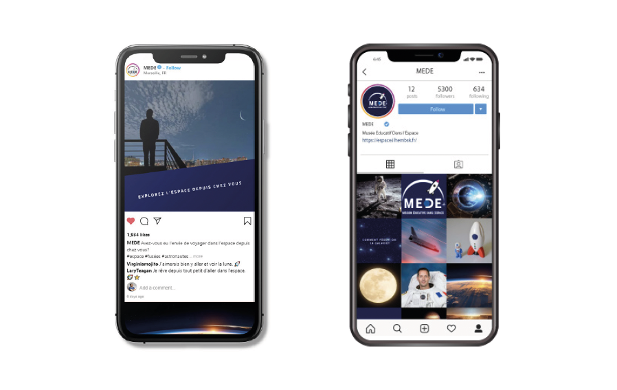mockups publication et feed instagram