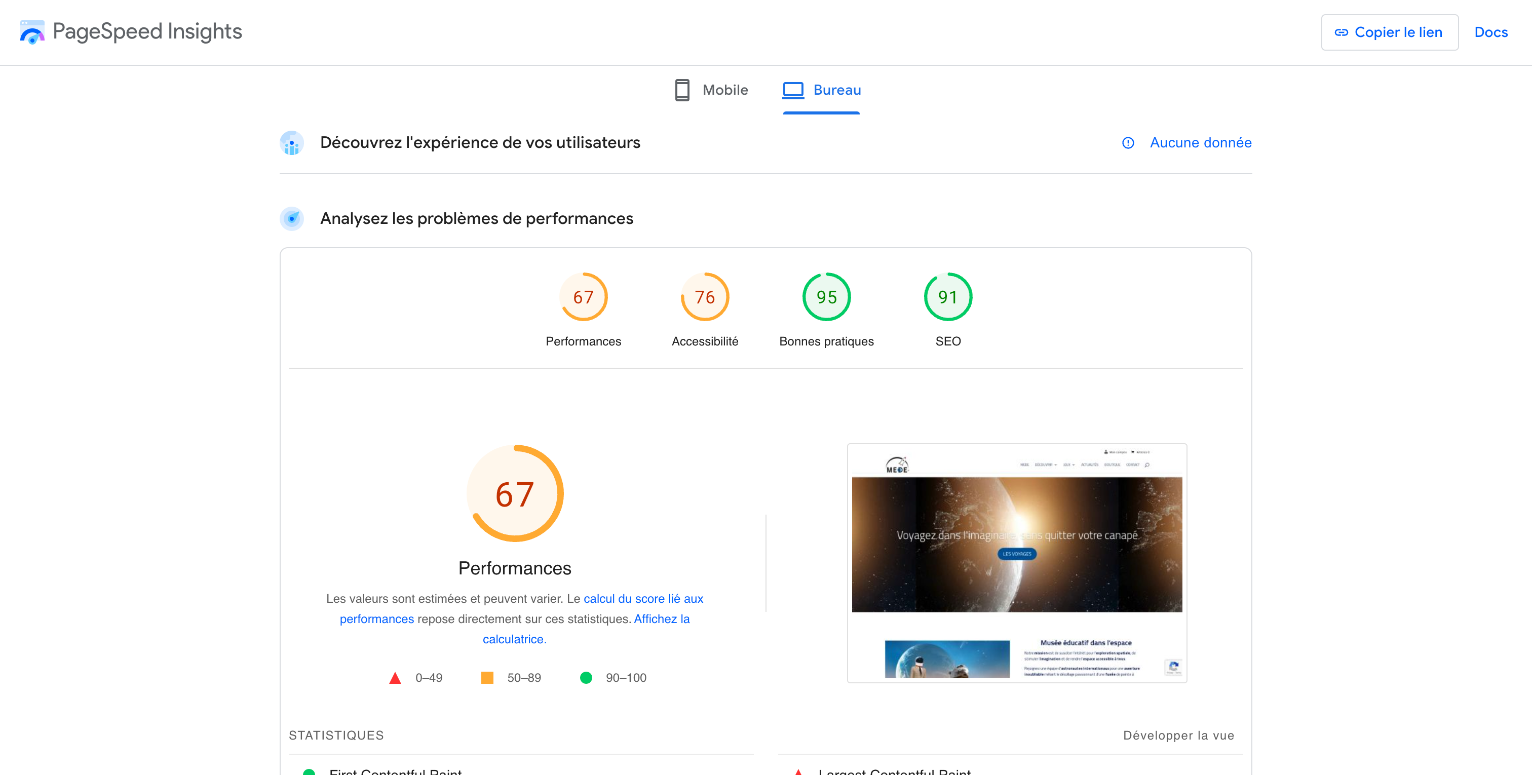 performance site web webmarketing